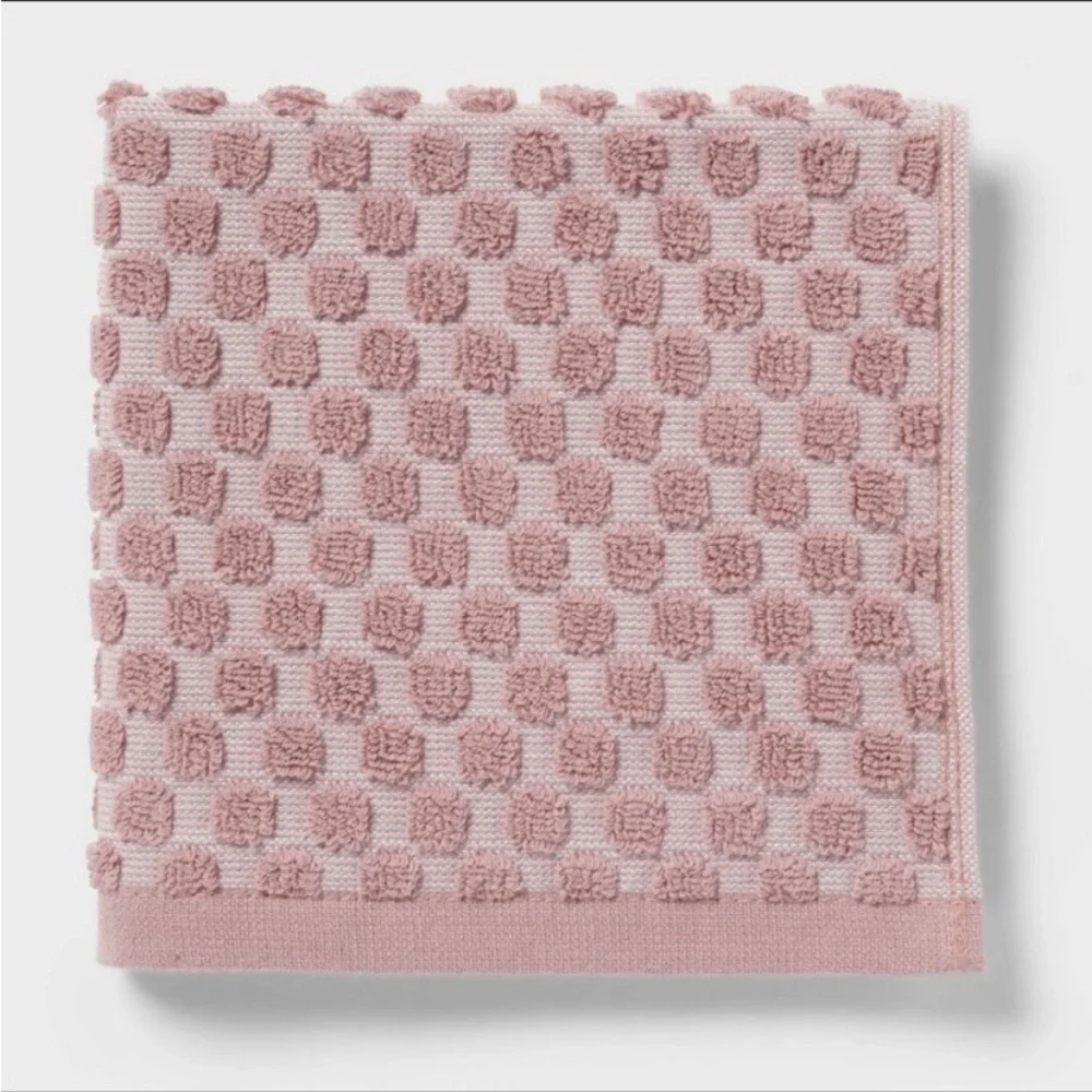 NEW Threshold NWT 6pc Mauve Pink Towel Set